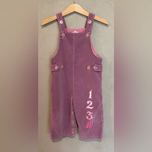 Vintage Neat & Nifty Corduroy Overalls/Coveralls light purple best 12-18 months